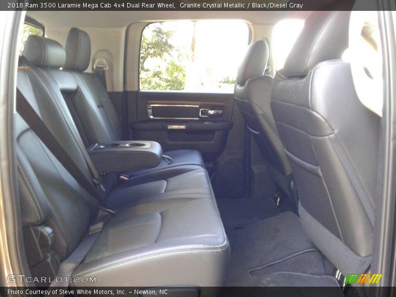 Granite Crystal Metallic / Black/Diesel Gray 2018 Ram 3500 Laramie Mega Cab 4x4 Dual Rear Wheel