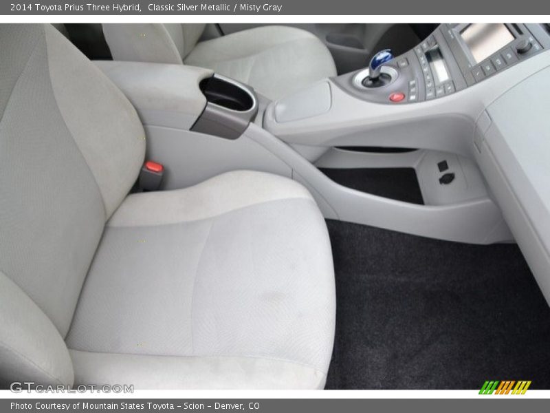 Classic Silver Metallic / Misty Gray 2014 Toyota Prius Three Hybrid