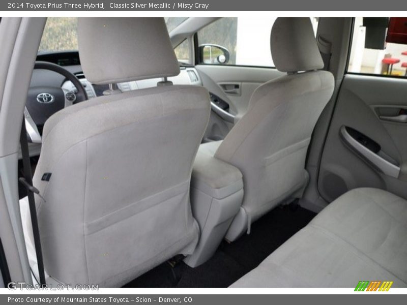 Classic Silver Metallic / Misty Gray 2014 Toyota Prius Three Hybrid