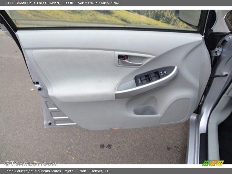 Classic Silver Metallic / Misty Gray 2014 Toyota Prius Three Hybrid