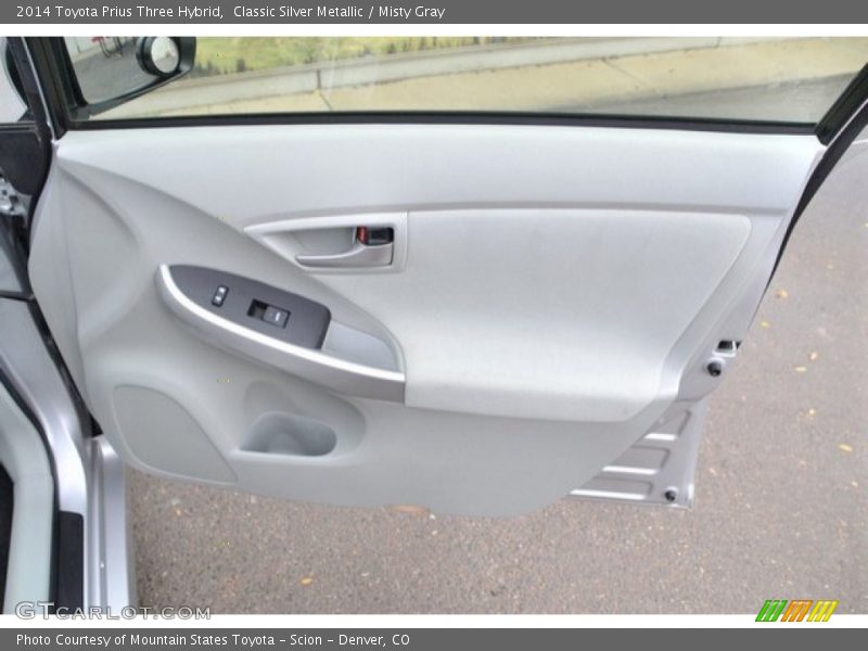Classic Silver Metallic / Misty Gray 2014 Toyota Prius Three Hybrid