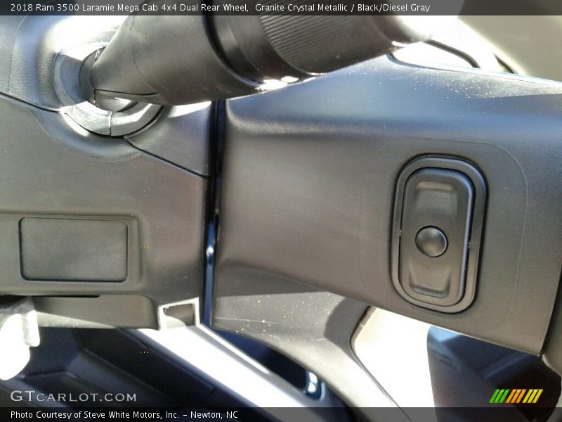 Granite Crystal Metallic / Black/Diesel Gray 2018 Ram 3500 Laramie Mega Cab 4x4 Dual Rear Wheel