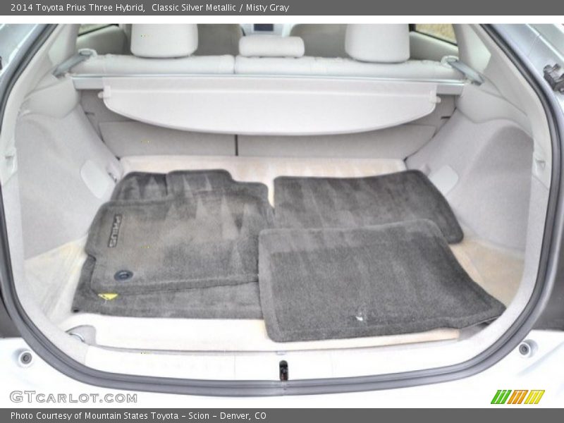 Classic Silver Metallic / Misty Gray 2014 Toyota Prius Three Hybrid