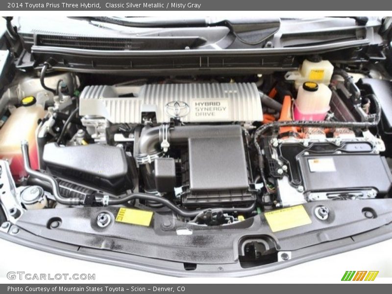 Classic Silver Metallic / Misty Gray 2014 Toyota Prius Three Hybrid