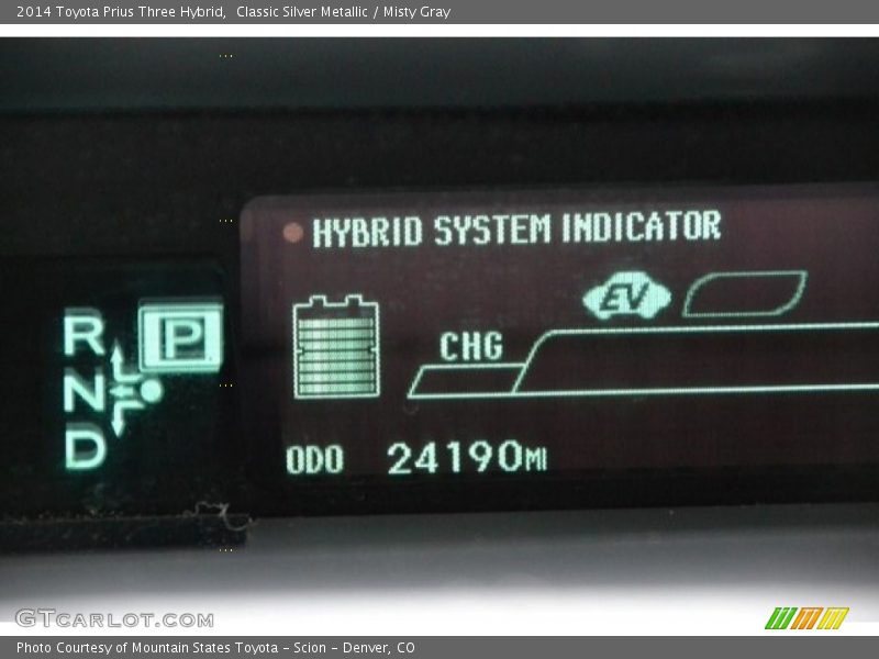 Classic Silver Metallic / Misty Gray 2014 Toyota Prius Three Hybrid