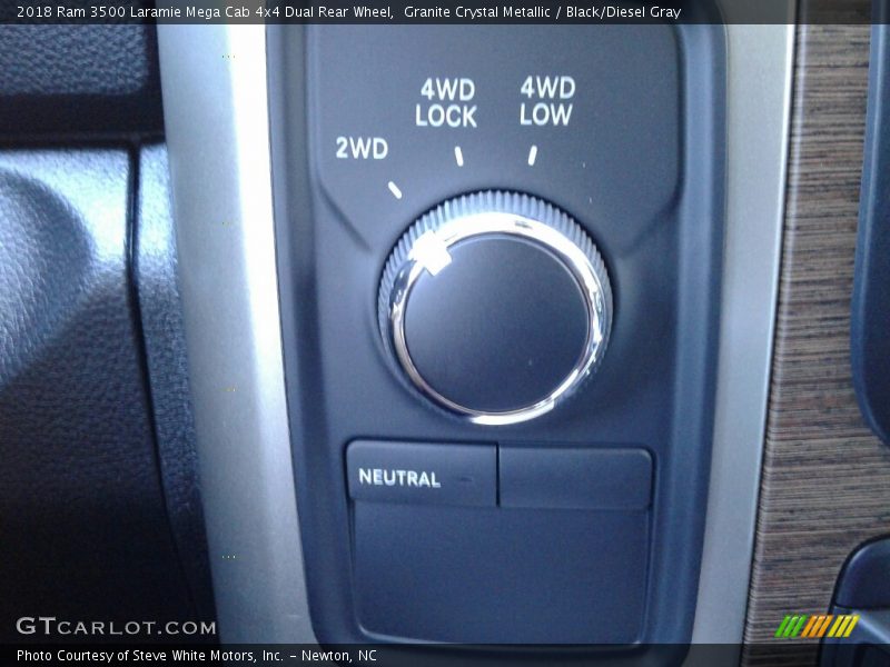 Granite Crystal Metallic / Black/Diesel Gray 2018 Ram 3500 Laramie Mega Cab 4x4 Dual Rear Wheel