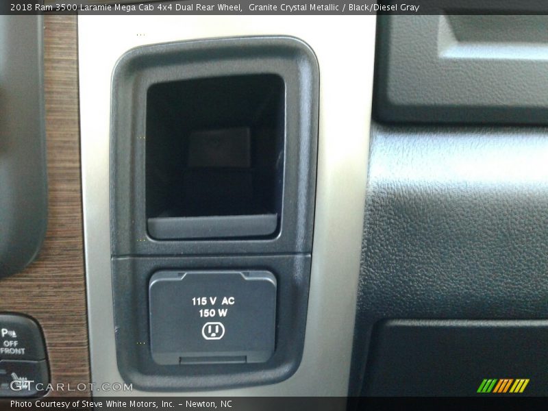 Granite Crystal Metallic / Black/Diesel Gray 2018 Ram 3500 Laramie Mega Cab 4x4 Dual Rear Wheel
