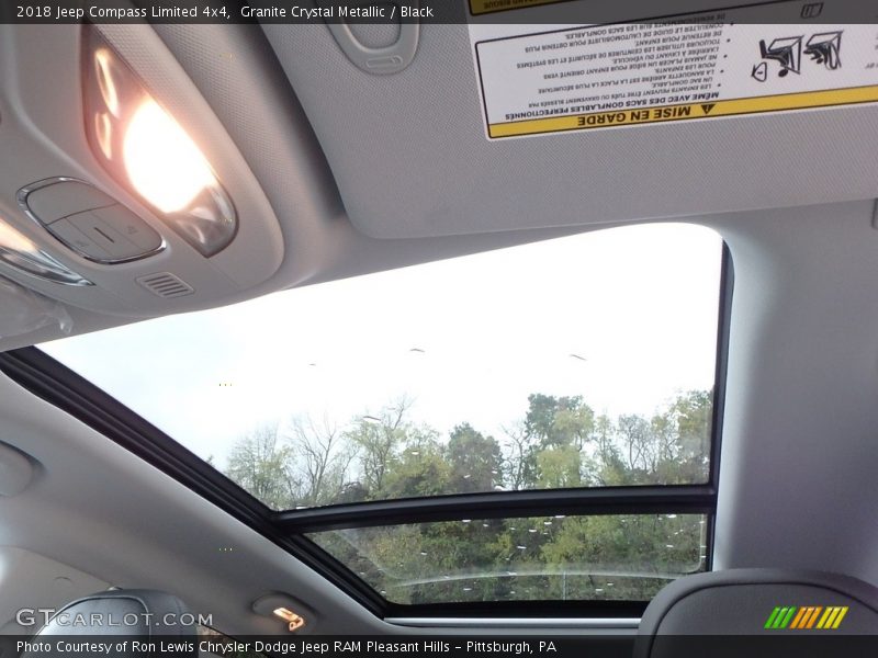 Granite Crystal Metallic / Black 2018 Jeep Compass Limited 4x4