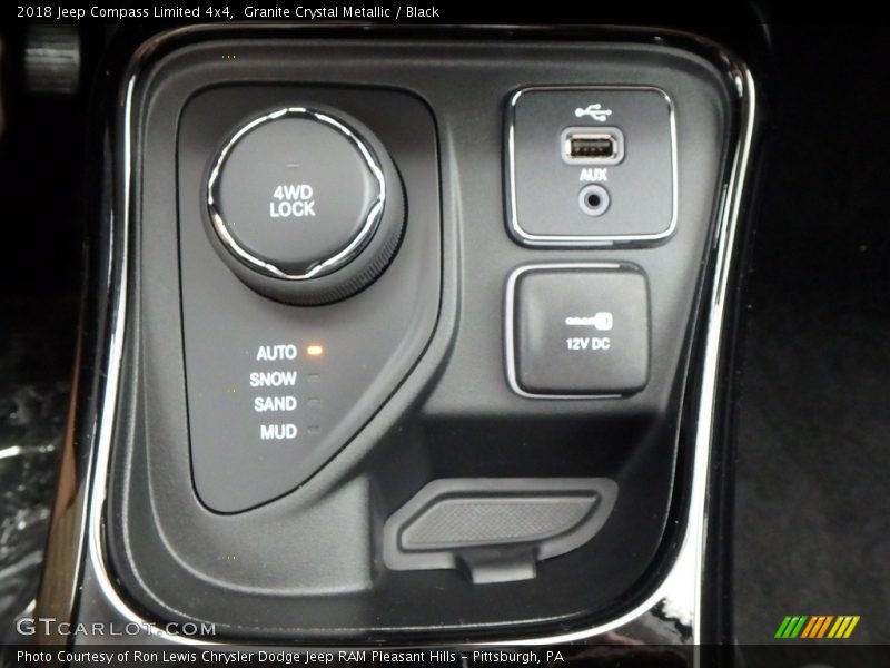 Granite Crystal Metallic / Black 2018 Jeep Compass Limited 4x4