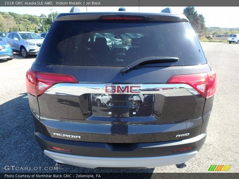 Iridium Metallic / Jet Black 2018 GMC Acadia SLE AWD