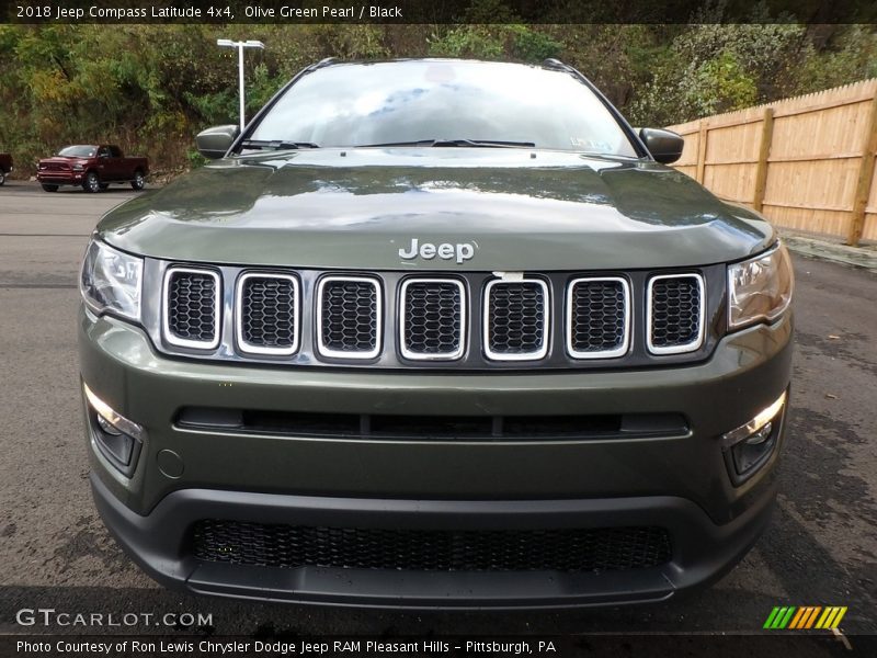 Olive Green Pearl / Black 2018 Jeep Compass Latitude 4x4