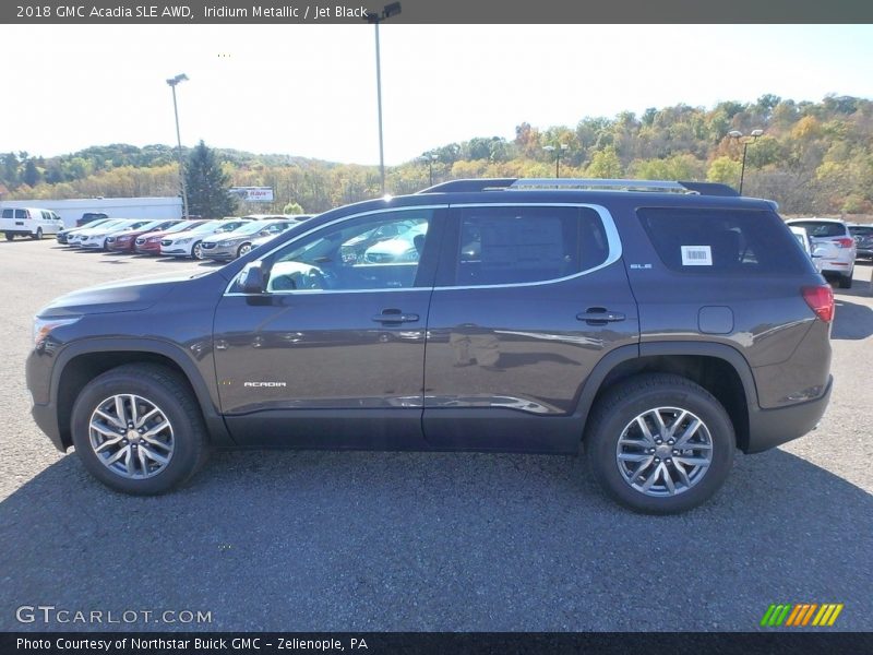 Iridium Metallic / Jet Black 2018 GMC Acadia SLE AWD