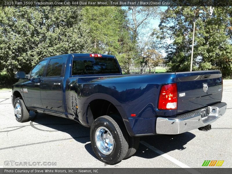 True Blue Pearl / Black/Diesel Gray 2018 Ram 3500 Tradesman Crew Cab 4x4 Dual Rear Wheel