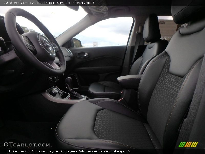 Olive Green Pearl / Black 2018 Jeep Compass Latitude 4x4