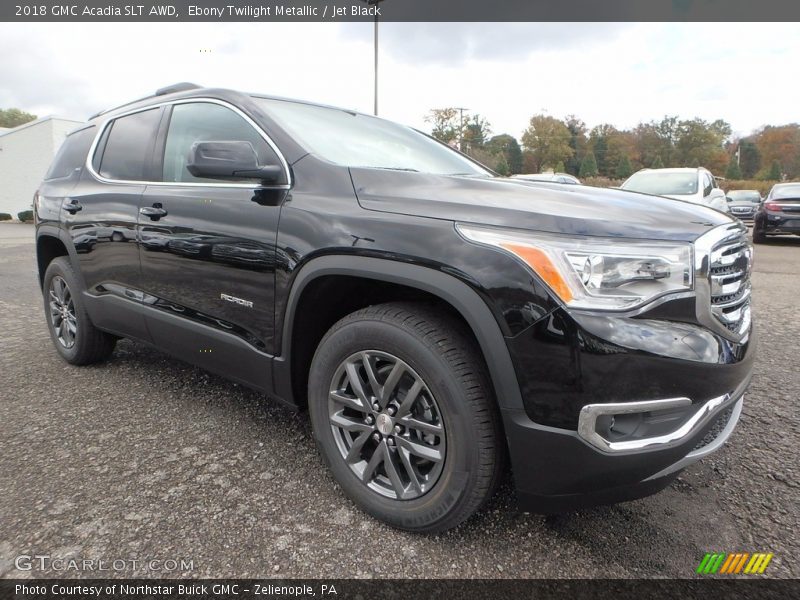Ebony Twilight Metallic / Jet Black 2018 GMC Acadia SLT AWD