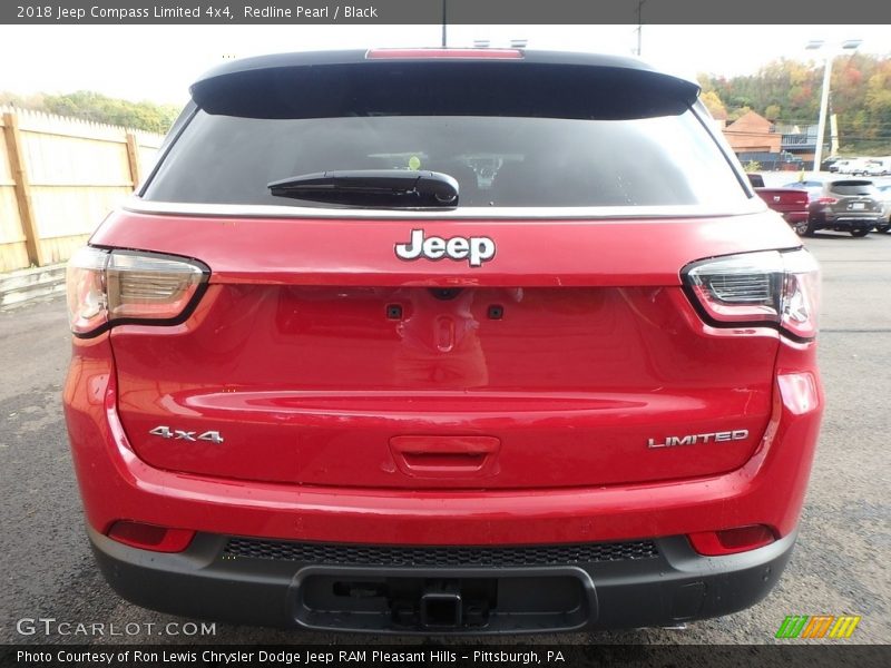 Redline Pearl / Black 2018 Jeep Compass Limited 4x4