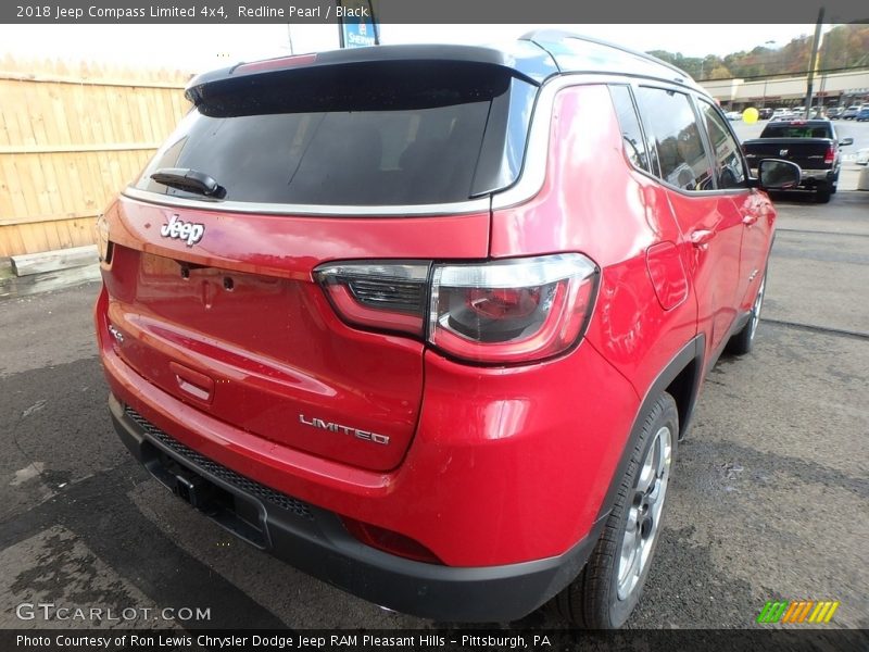 Redline Pearl / Black 2018 Jeep Compass Limited 4x4