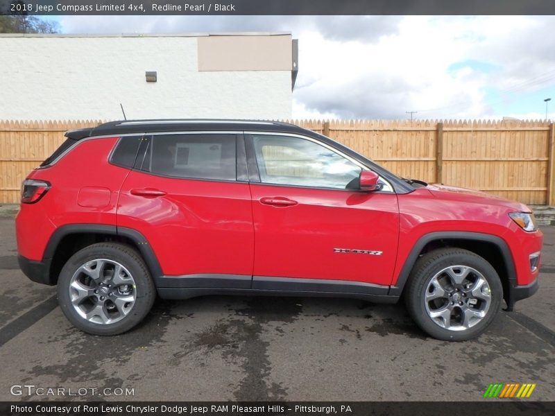 Redline Pearl / Black 2018 Jeep Compass Limited 4x4