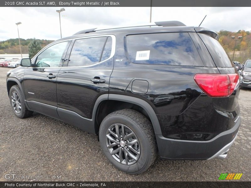 Ebony Twilight Metallic / Jet Black 2018 GMC Acadia SLT AWD