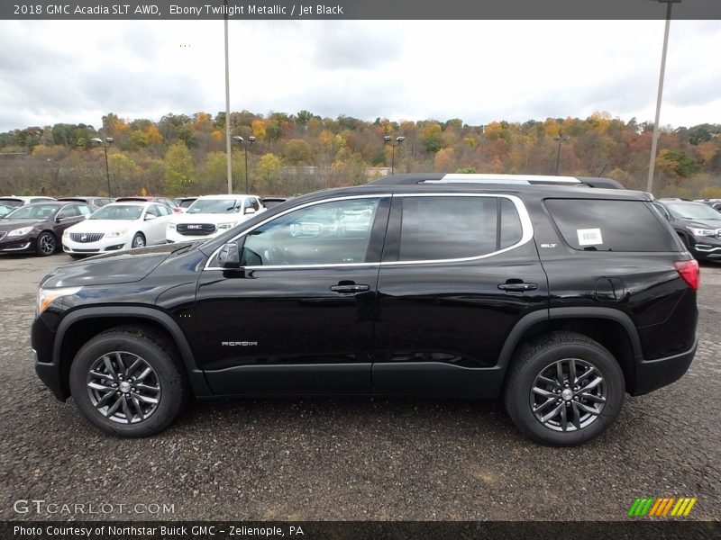 Ebony Twilight Metallic / Jet Black 2018 GMC Acadia SLT AWD