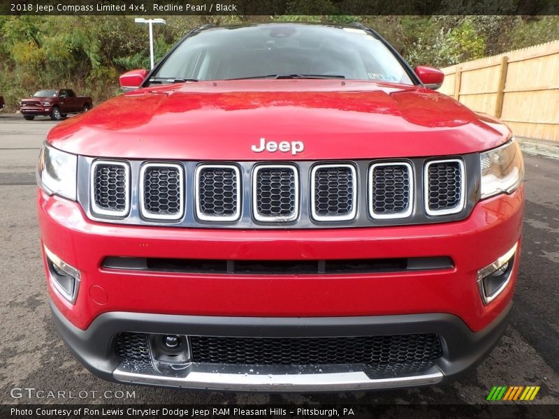 Redline Pearl / Black 2018 Jeep Compass Limited 4x4