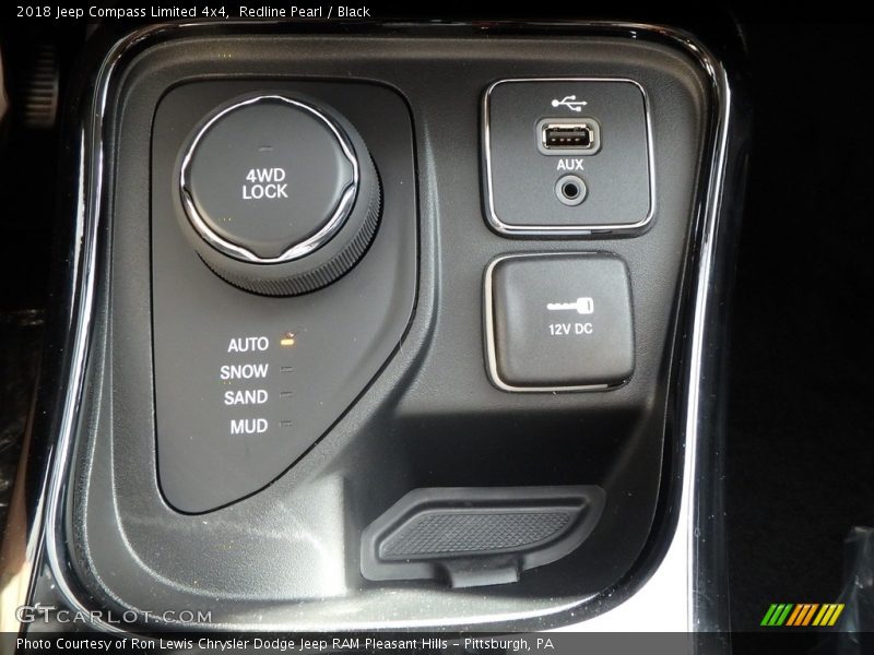 Redline Pearl / Black 2018 Jeep Compass Limited 4x4