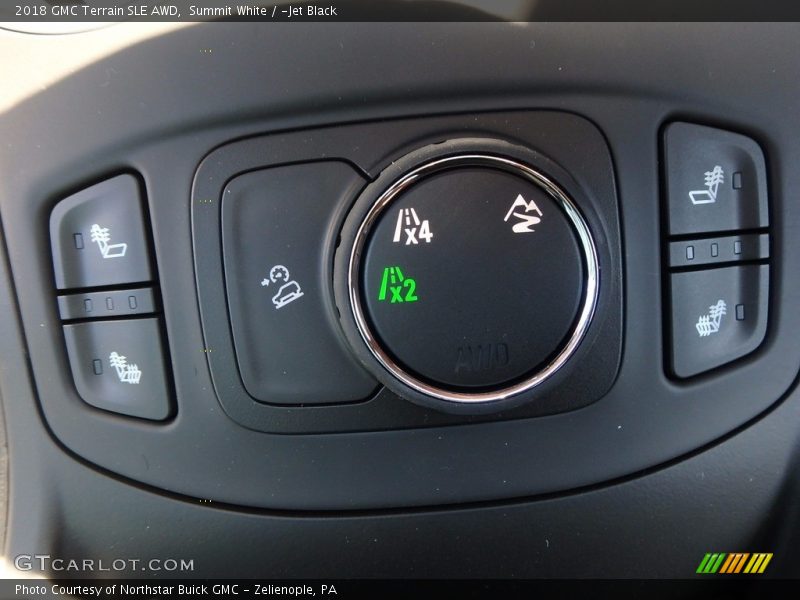 Controls of 2018 Terrain SLE AWD