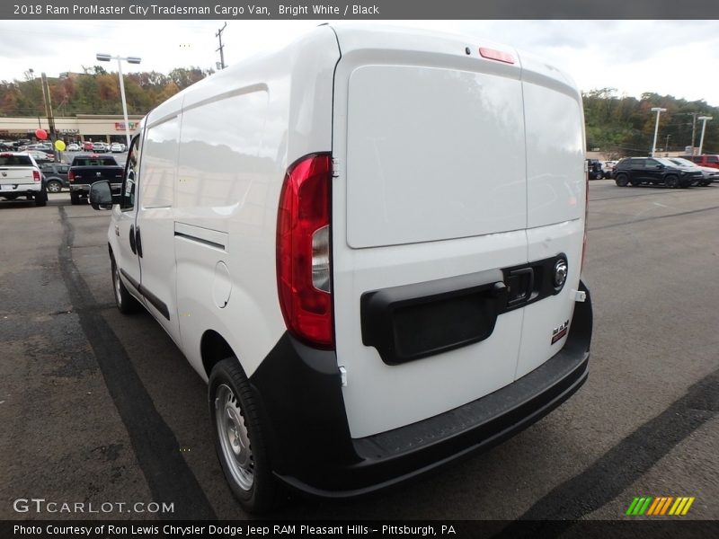 Bright White / Black 2018 Ram ProMaster City Tradesman Cargo Van