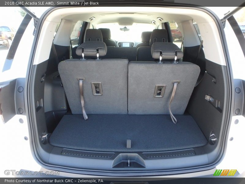 Simmit White / Jet Black 2018 GMC Acadia SLE AWD