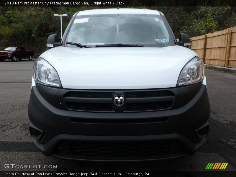 Bright White / Black 2018 Ram ProMaster City Tradesman Cargo Van