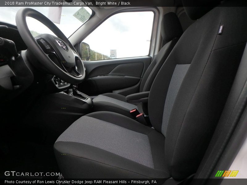 Bright White / Black 2018 Ram ProMaster City Tradesman Cargo Van
