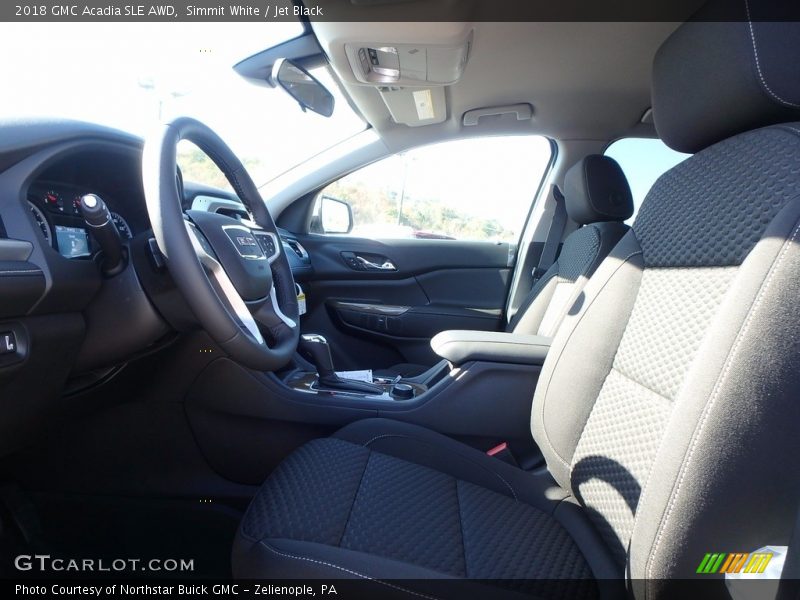 Simmit White / Jet Black 2018 GMC Acadia SLE AWD