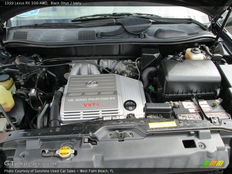 Black Onyx / Ivory 1999 Lexus RX 300 AWD