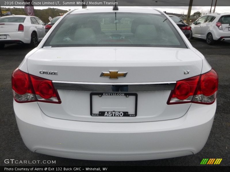 Summit White / Medium Titanium 2016 Chevrolet Cruze Limited LT