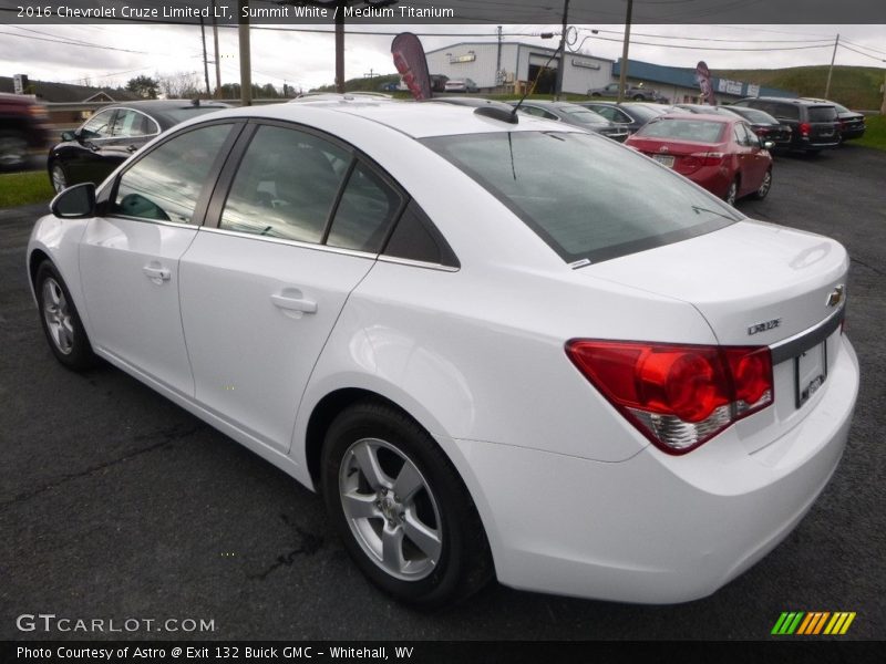 Summit White / Medium Titanium 2016 Chevrolet Cruze Limited LT