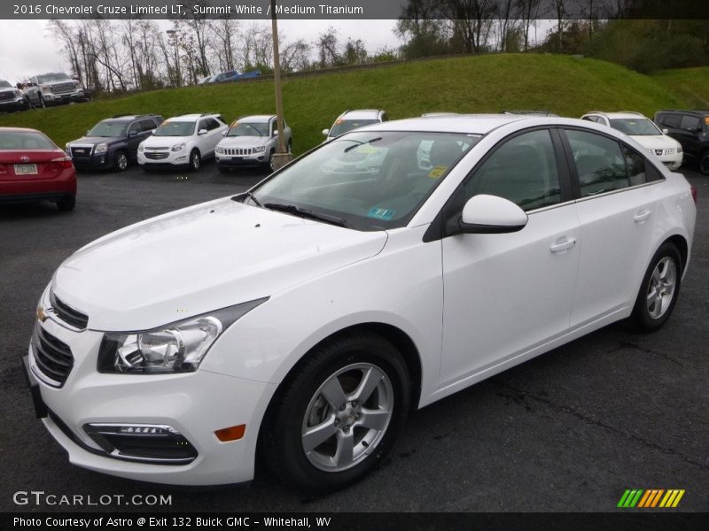 Summit White / Medium Titanium 2016 Chevrolet Cruze Limited LT