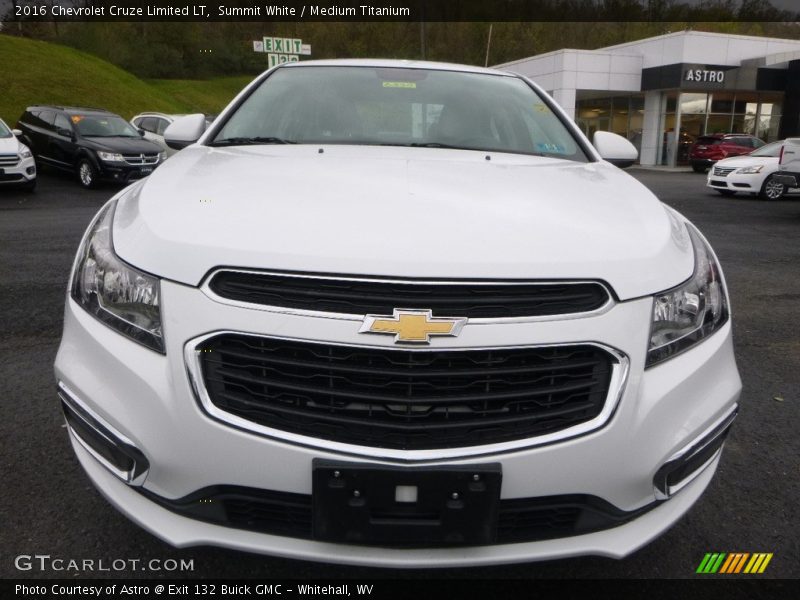Summit White / Medium Titanium 2016 Chevrolet Cruze Limited LT