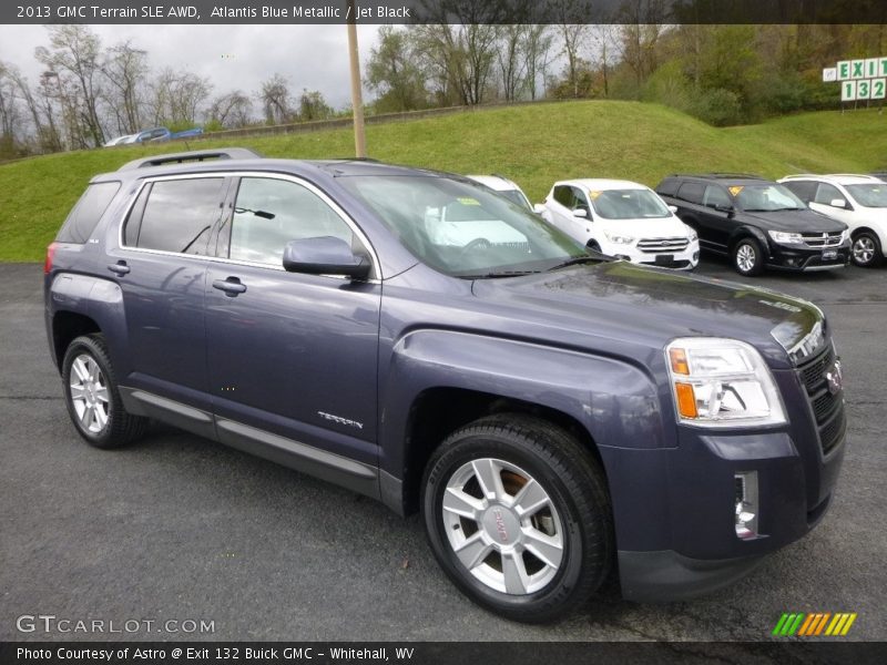 Atlantis Blue Metallic / Jet Black 2013 GMC Terrain SLE AWD