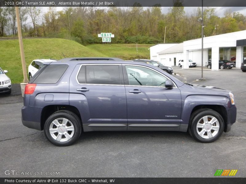 Atlantis Blue Metallic / Jet Black 2013 GMC Terrain SLE AWD