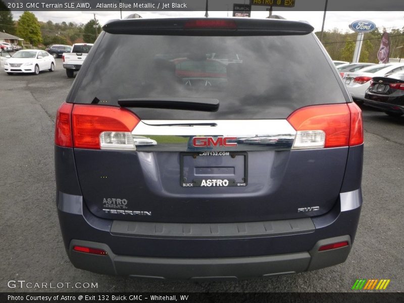 Atlantis Blue Metallic / Jet Black 2013 GMC Terrain SLE AWD