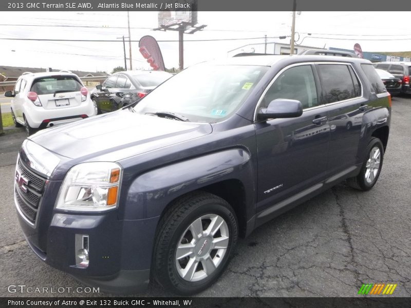 Atlantis Blue Metallic / Jet Black 2013 GMC Terrain SLE AWD