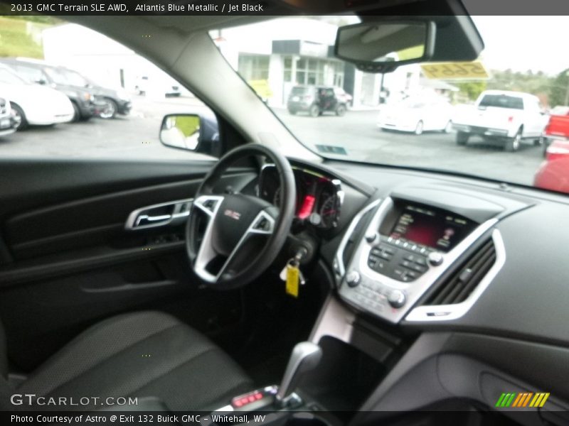 Atlantis Blue Metallic / Jet Black 2013 GMC Terrain SLE AWD