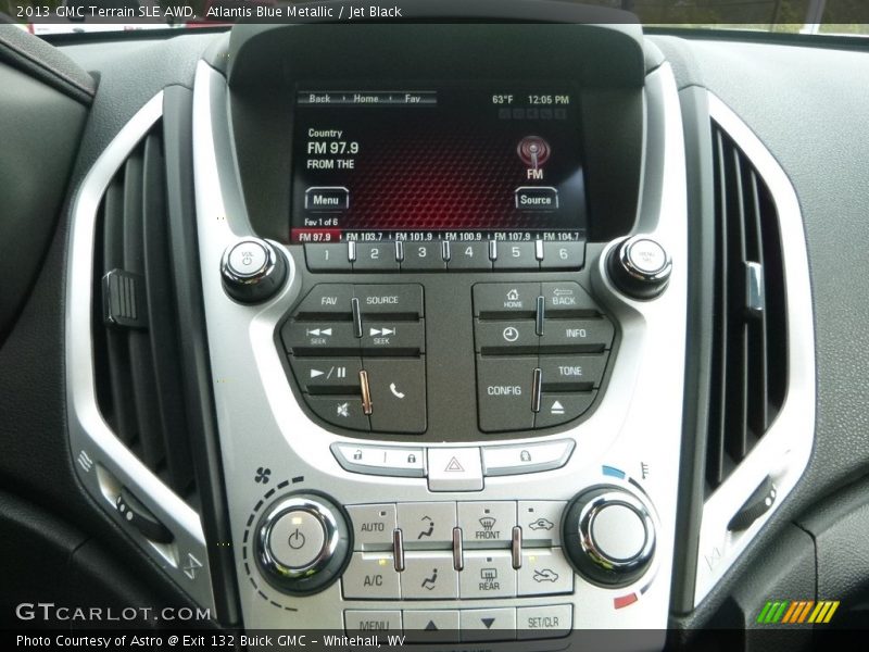 Atlantis Blue Metallic / Jet Black 2013 GMC Terrain SLE AWD