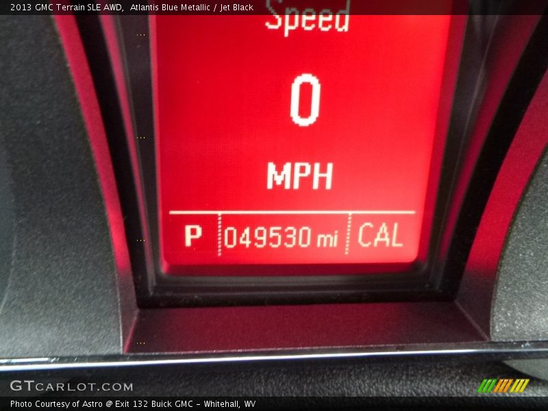 Atlantis Blue Metallic / Jet Black 2013 GMC Terrain SLE AWD