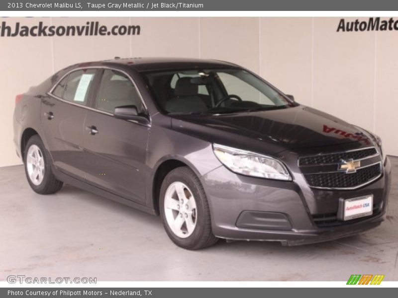 Taupe Gray Metallic / Jet Black/Titanium 2013 Chevrolet Malibu LS