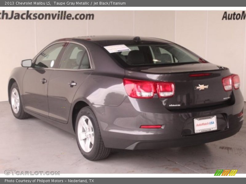 Taupe Gray Metallic / Jet Black/Titanium 2013 Chevrolet Malibu LS
