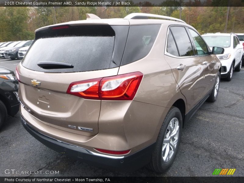 Sandy Ridge Metallic / Jet Black 2018 Chevrolet Equinox Premier AWD