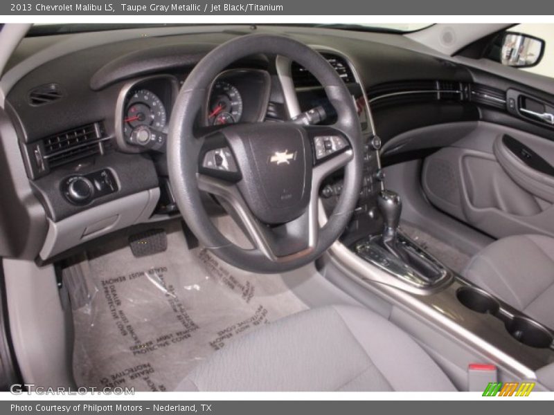 Taupe Gray Metallic / Jet Black/Titanium 2013 Chevrolet Malibu LS