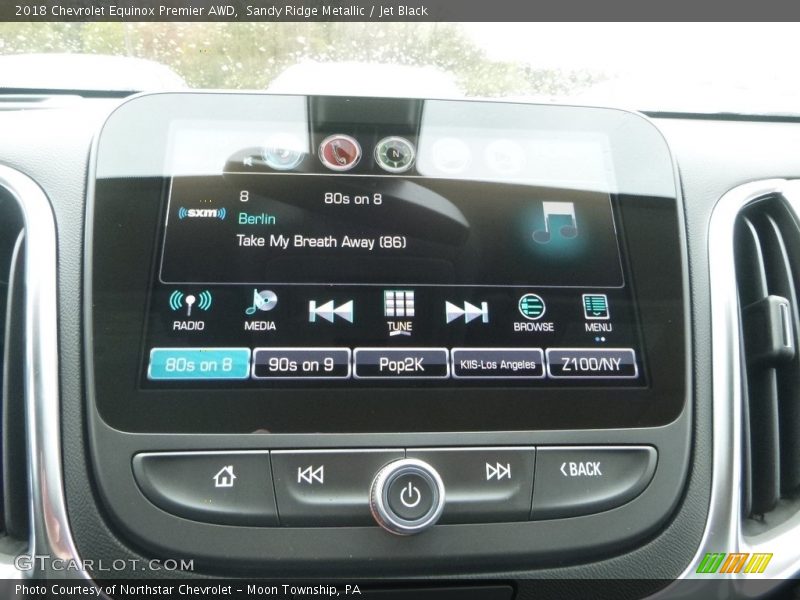 Sandy Ridge Metallic / Jet Black 2018 Chevrolet Equinox Premier AWD