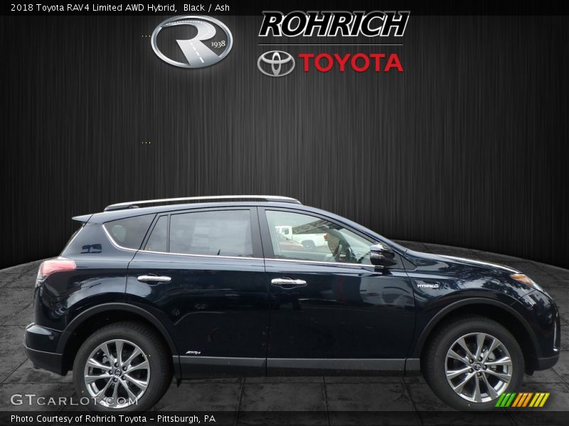 Black / Ash 2018 Toyota RAV4 Limited AWD Hybrid